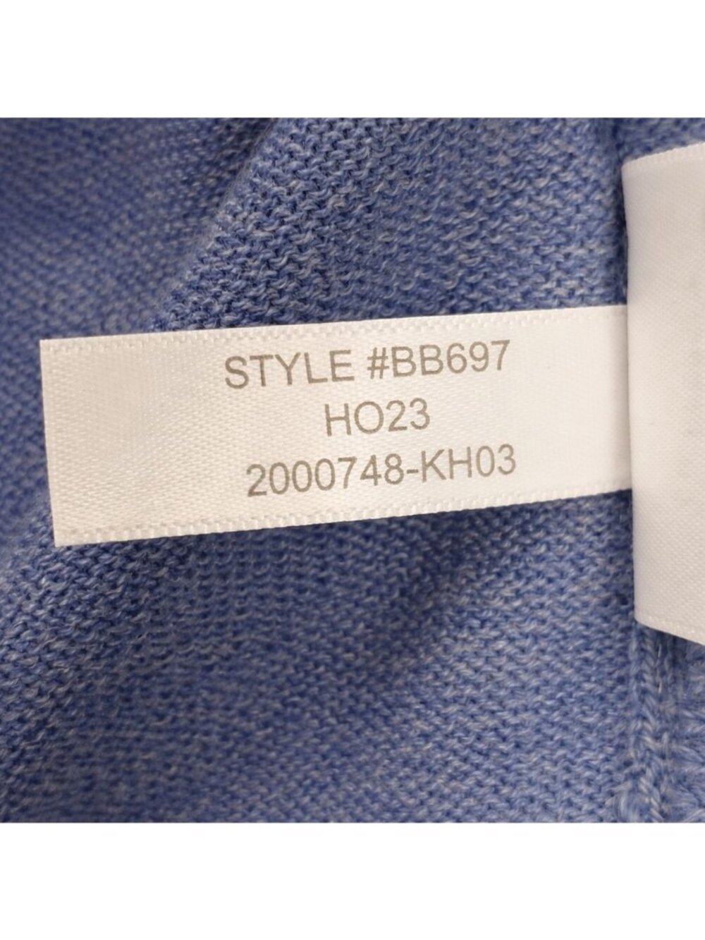 J.Crew Factory Machine-Washable Merino Blend Half-Zip Sweater Men’s Large Blue - Picture 11 of 16